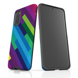 For Samsung Galaxy S20 Protective Case, Rainbow Pattern | iCoverLover Australia