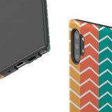 For Samsung Galaxy Note 10 Plus Protective Case, Zigzag Colorful Pattern | iCoverLover Australia