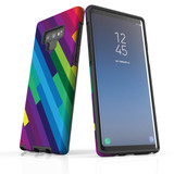 For Samsung Galaxy Note 9 Protective Case, Rainbow Pattern | iCoverLover Australia