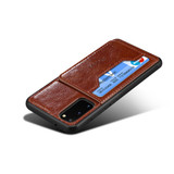 For Samsung Galaxy S20 PU Leather Wild Horse Texture Protective Case, Brown | iCoverLover Australia