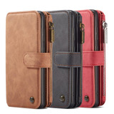 For Samsung Galaxy S20 Case, Wild Horse Texture PU Leather Detachable Folio Cover | iCoverLover Australia