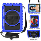 For iPad 10.2in (2021,2020,2019) 360 Degree Rotating, Kickstand Shockproof,Shoulder Strap,Hand Strap, BlueiPad Cases | iCoverLover.com.au