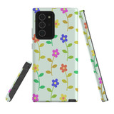 For Samsung Galaxy Note 20 Ultra Case, Tough Protective Back Cover, Flowers Pattern colourful | iCoverLover Australia