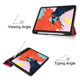 For iPad Air 10.9in (2020) Case, PU Leather Cover, 3-Fold Stand, Sleep/Wake Function, Pen Slot | iCoverLover.com.au