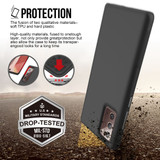 For Samsung Galaxy Note 20 Ultra/Note 20 Case, Shockproof Protective Cover, Black | iCoverLover.com.au