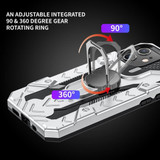 For iPhone 12 Pro Max/12 Pro/12 mini/12 Case, Tough Armour Protective Cover with Magnetic Ring Holder, Silver | iCoverLover.com.au
