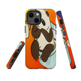 For iPhone 13 mini Case, Protective Back Cover, Pandas Toilet | Shielding Cases | iCoverLover.com.au
