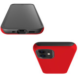 For iPhone 14 Pro Max/14 Pro/14 Plus/14, 13 Pro Max/13 Pro/13 & Older Case, Protective Back Cover, Red | Shockproof Cases | iCoverLover.com.au