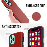 For iPhone 12 Pro Max,12 Pro/12, 12 mini Case Armour Shockproof Protective Light Slim Cover Red | iCoverLover.com.au