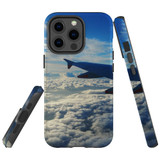 For iPhone 13 Pro Max Case, Protective Back Cover, Sky Clouds From Plane | Shielding Cases | iCoverLover.com.au