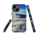 For iPhone 13 mini Case, Protective Back Cover, Sky Clouds From Plane | Shielding Cases | iCoverLover.com.au