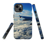 For iPhone 13 Case, Protective Back Cover, Sky Clouds From Plane | Shielding Cases | iCoverLover.com.au