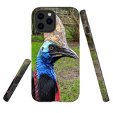 For iPhone 12 Pro Max Case, Tough Protective Back Cover, Cassowaries | iCoverLover Australia