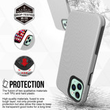 iPhone 12 Pro Max/12 Pro/12 mini Case Armour Shockproof Strong Light Slim Cover Silver