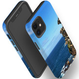 For iPhone 14 Pro Max/14 Pro/14 and older Case, Protective Back Cover, Ocean Cliffs | Shockproof Cases | iCoverLover.com.au