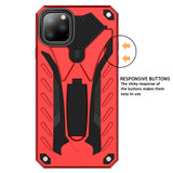 iPhone 12 Pro Max/12 Pro/12 mini Case, Armour Strong Shockproof Tough Cover with Kickstand, Red