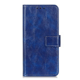 For iPhone 12 Pro Max, 12 mini Case, Retro Finish PU Leather Wallet Cover, Stand, Blue | iCoverLover.com.au