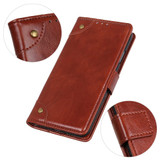 iPhone 12 Pro Max/12 Pro/12 mini Case, Retro PU Leather Wallet Cover, Copper Accents, Card Slots & Stand | iCoverLover Australia