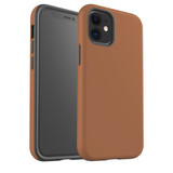 For iPhone 14 Pro Max/14 Pro/14 Plus/14, 13 Pro Max/13 Pro/13 & Older Case, Protective Back Cover, Brown | Shockproof Cases | iCoverLover.com.au