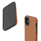 For iPhone 14 Pro Max/14 Pro/14 Plus/14, 13 Pro Max/13 Pro/13 & Older Case, Protective Back Cover, Brown | Shockproof Cases | iCoverLover.com.au