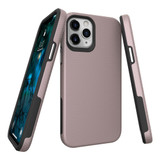 iPhone 12 / 12 Pro (6.1in) Case Armour Shockproof Strong Light Slim Cover Rose Gold