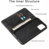 For iPhone 12 Pro Max,12 Pro/12, 12 mini Case, PU Leather Flip Wallet Protective Cover, Kickstand, Black | iCoverLover.com.au