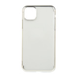 For iPhone 12 mini Case Electroplated TPU Protective Soft Cover, Silver | iCoverLover Australia