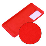 For Samsung Galaxy S21 Ultra/S21+ Plus/S21 Case, Solid Colour Liquid Silicone Shockproof Cover, Red | iCoverLover.com.au | Phone Cases