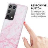 For Samsung Galaxy S21 Ultra/S21+ Plus/S21 Case, TPU Glossy Marble Pattern Protective Cover, Dark Grey | iCoverLover.com.au | Phone Cases