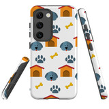 For Samsung Galaxy S23+ Plus Case Tough Protective Cover, Dog Houses | Shielding Cases | iCoverLover.com.au