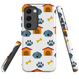 For Samsung Galaxy S23 Case Tough Protective Cover, Dog Houses | Shielding Cases | iCoverLover.com.au