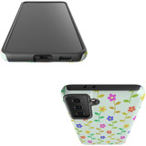 For Samsung Galaxy S23 Ultra, S23+ Plus, S23, S22 Ultra, S22+, S22, S21 Case, Protective Cover, Colourful Flowers | Protective Cases | iCoverLover.com.au