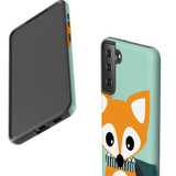 For Samsung Galaxy S22 Ultra/S22+ Plus/S22,S21 Ultra/S21+/S21 FE/S21 Case, Protective Cover, Cute Brown Fox | iCoverLover.com.au | Phone Cases