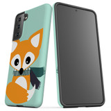 For Samsung Galaxy S23 Ultra, S23+ Plus, S23, S22 Ultra, S22+, S22, S21 Case, Protective Cover, Cute Brown Fox | Protective Cases | iCoverLover.com.au