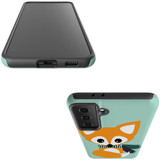 For Samsung Galaxy S23 Ultra, S23+ Plus, S23, S22 Ultra, S22+, S22, S21 Case, Protective Cover, Cute Brown Fox | Protective Cases | iCoverLover.com.au