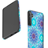 For Samsung Galaxy S23 Ultra, S23+ Plus, S23, S22 Ultra, S22+, S22, S21 Case, Protective Cover, Psychedelic Blues | Protective Cases | iCoverLover.com.au