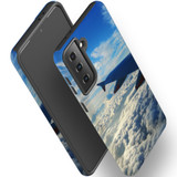 For Samsung Galaxy S23 Ultra, S23+ Plus, S23, S22 Ultra, S22+, S22, S21 Case, Protective Cover, Sky Clouds From Plane | Protective Cases | iCoverLover.com.au