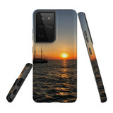 Samsung Galaxy S21 Ultra Case, Tough Protective Back Cover, Sailing Sunset | iCoverLover.com.au | Phone Cases