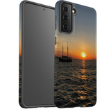 For Samsung Galaxy S22 Ultra/S22+ Plus/S22,S21 Ultra/S21+/S21 FE/S21 Case, Protective Cover, Sailing Sunset | iCoverLover.com.au | Phone Cases