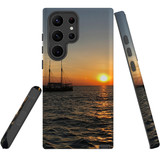 For Samsung Galaxy S23 Ultra Case Tough Protective Cover, Sailing Sunset | Shielding Cases | iCoverLover.com.au