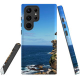Samsung Galaxy S21 Ultra Case, Tough Protective Back Cover, Ocean Cliffs | iCoverLover.com.au | Phone Cases