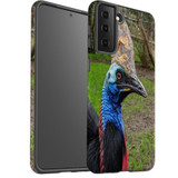 For Samsung Galaxy S22 Ultra/S22+ Plus/S22,S21 Ultra/S21+/S21 FE/S21 Case, Protective Cover, Cassowary | iCoverLover.com.au | Phone Cases