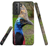 Samsung Galaxy S21 Case, Tough Protective Back Cover, Cassowary | iCoverLover.com.au | Phone Cases