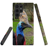 For Samsung Galaxy S22 Ultra Case, Protective Back Cover, Cassowary | Shielding Cases | iCoverLover.com.au