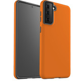 For Samsung Galaxy S22 Ultra/S22+ Plus/S22,S21 Ultra/S21+/S21 FE/S21 Case, Protective Cover, Orange | iCoverLover.com.au | Phone Cases