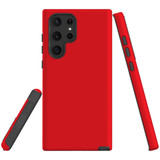 For Samsung Galaxy S22 Ultra Case, Protective Back Cover, Red | Shielding Cases | iCoverLover.com.au