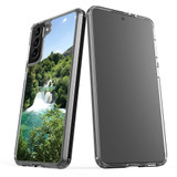 Samsung Galaxy S21 Ultra/S21+ Plus/S21 Protective Case, Clear Acrylic Back Cover, Beautiful Waterfalls | iCoverLover.com.au | Phone Cases