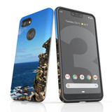 Google Pixel 3 XL Case Armour Protective Cover Ocean Cliffs