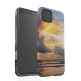For Google Pixel 5, 4A 5G, 4A, 4 XL, 4 Case, Tough Protective Back Cover, Sunset At The Beach | Protective Cases | iCoverLover.com.au