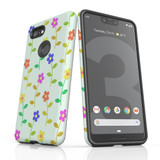 Google Pixel 4a 5G Case Armour Protective Cover Flowers Colourful